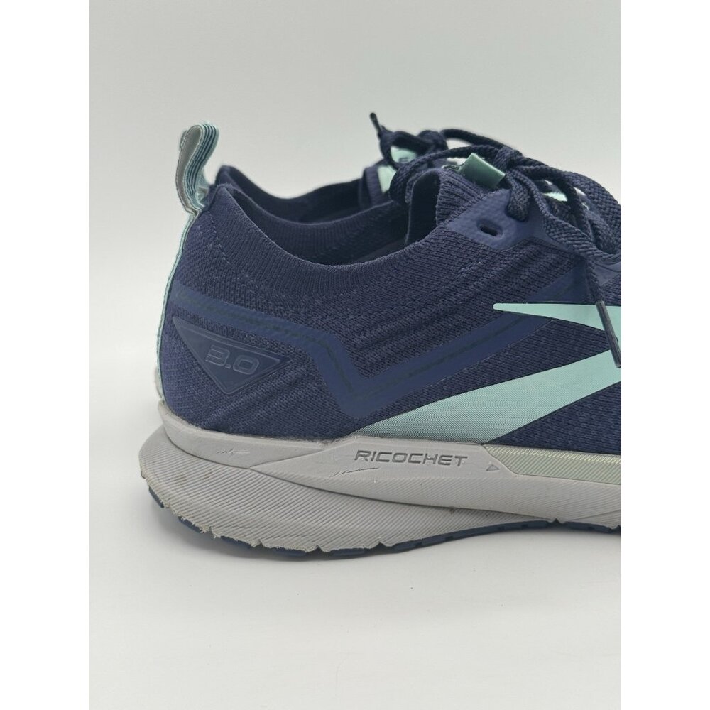 Brooks Ricochet 3 Womens Size 11 Blue Gray Walking Running Shoes Sneakers - Picture 4 of 16